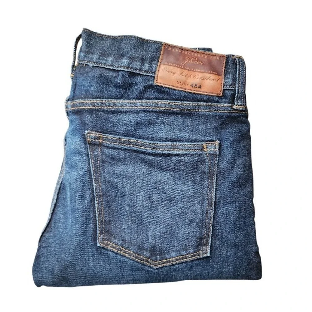 J.CREW Mens 484 Slim Fit Jeans Kurabo Japanese Denim Size 34x34